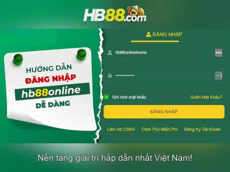 Trải nghiệm Slot HB88
